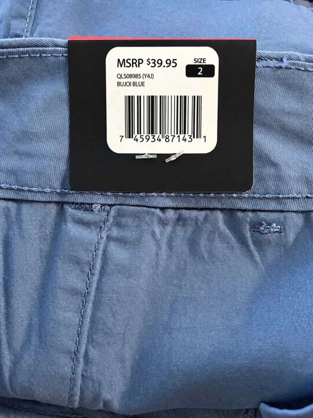 GAP Relaxed Girlfriend Shorts Size 2 NWT Bujoi Blue Chino Shorts